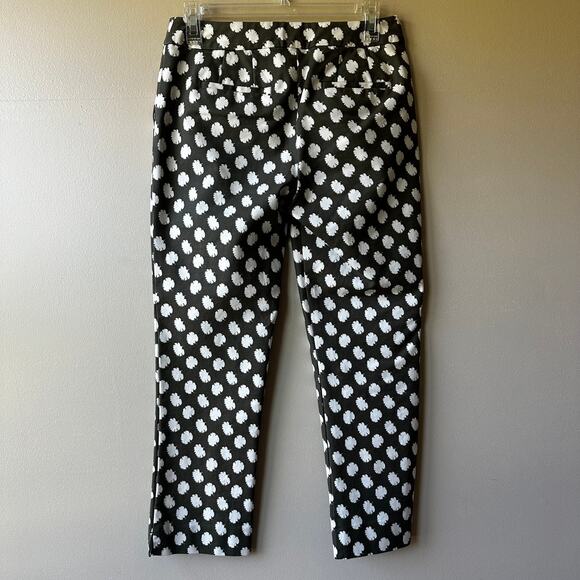 Boden Richmond Ankle Trouser Pant in Leaf Print Olive Green 4P Preppy Resort - Picture 4 of 15